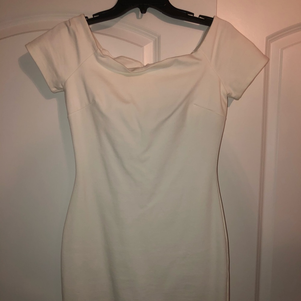 LuLu’s White Body Con Dress